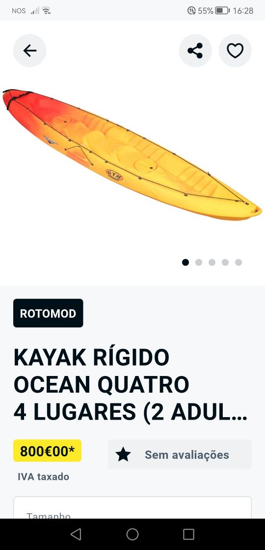 KAYAK Rígido - Oceano 4