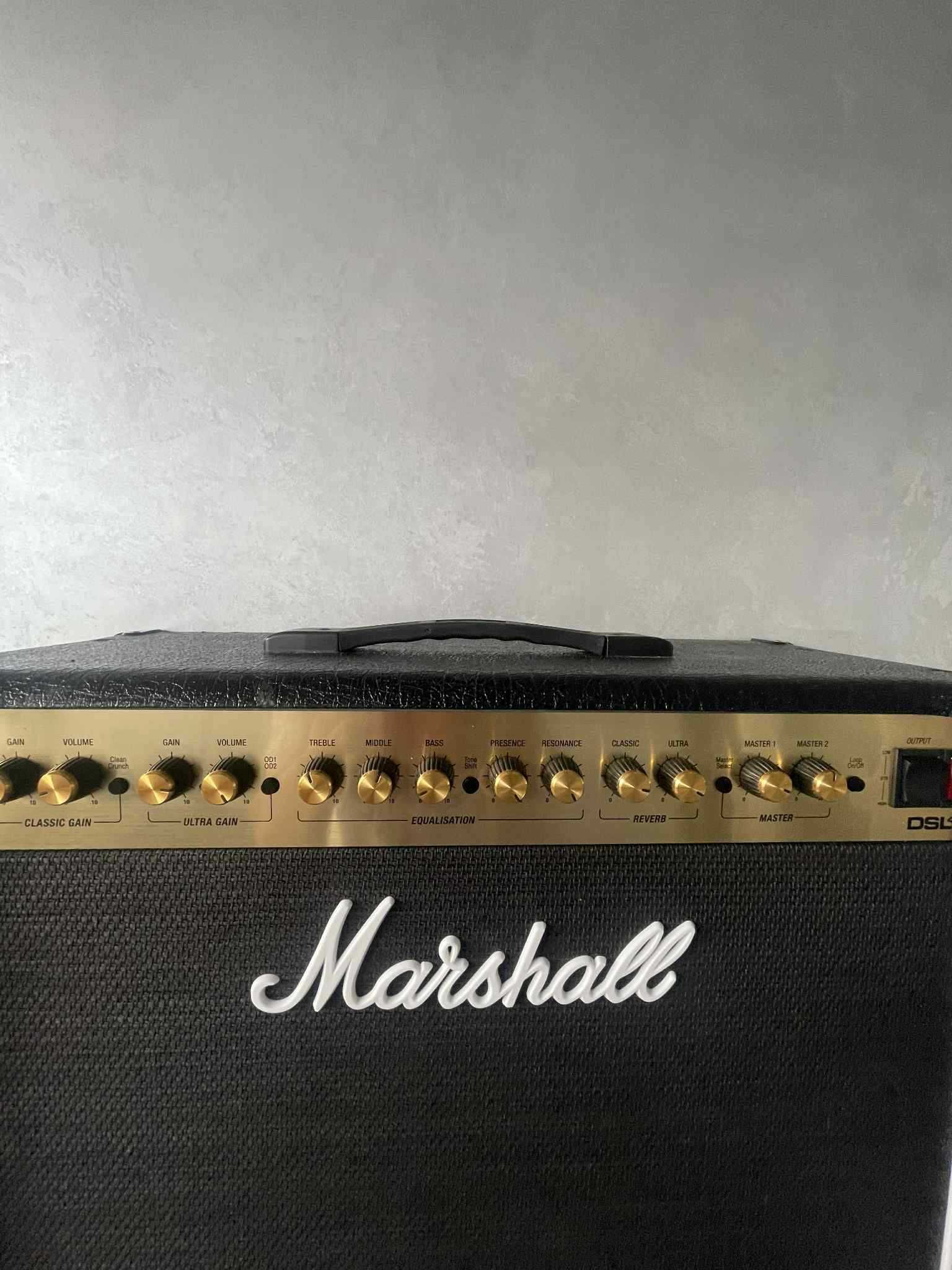 Wzmacniacz lampowy Marshal DSL40 + footswitch x2 i footswitch x 6