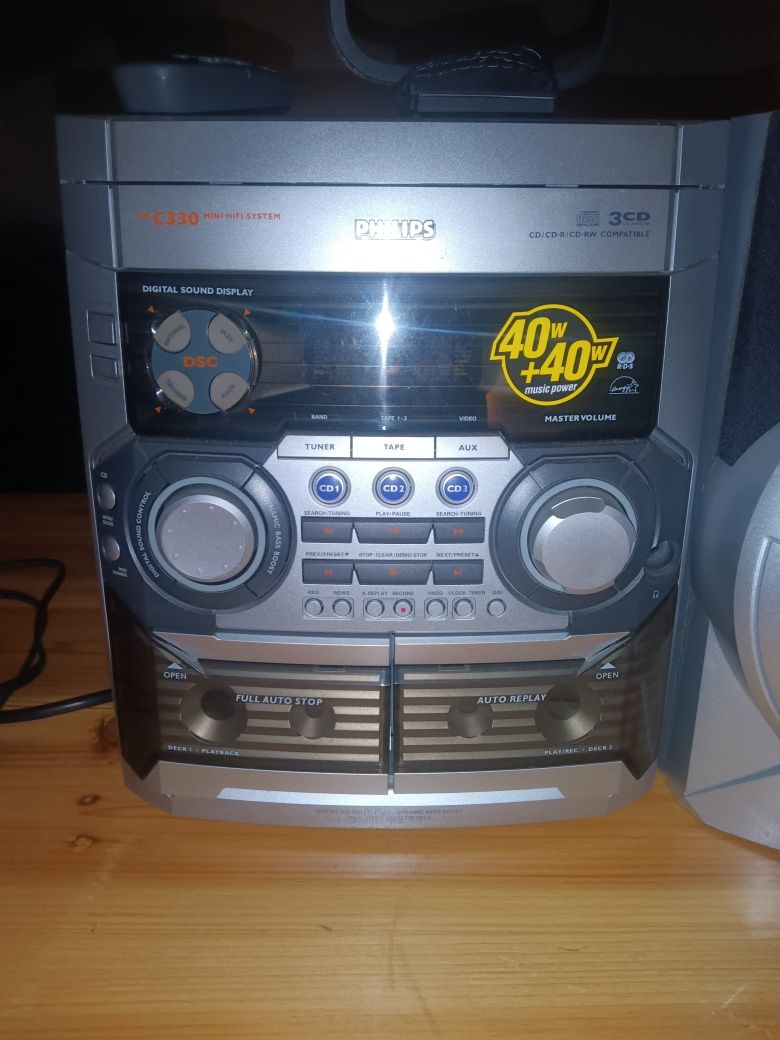 Sistema de son Hi-fi Stereo Phillips C 330