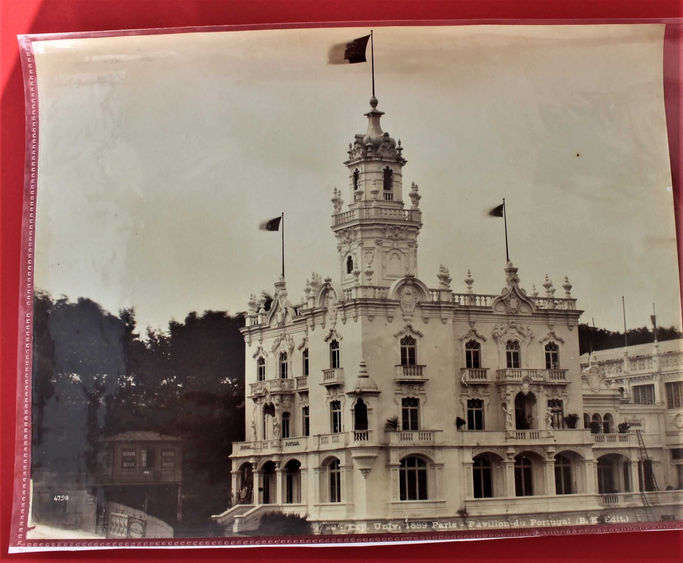 PAVILHÃO DE PORTUGAL 1889 EXPO UNIVERSAL DE PARIS RARA