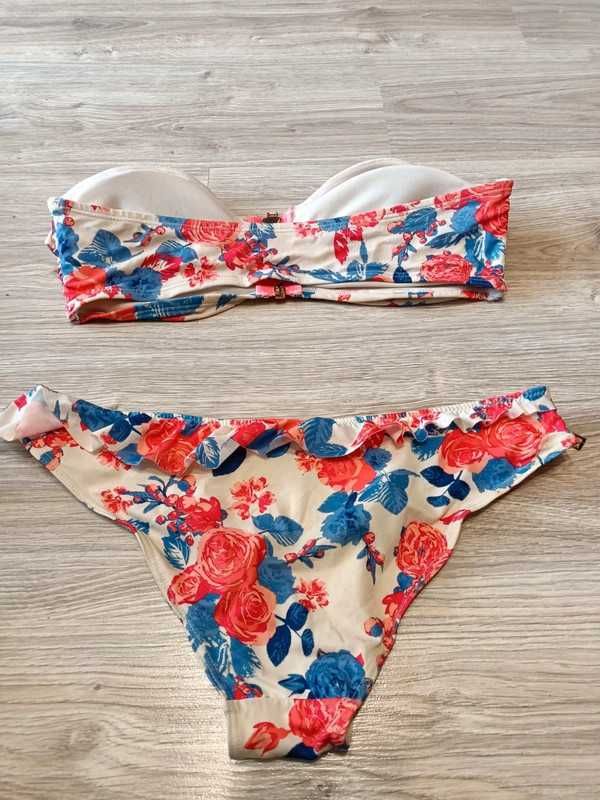 Strój Kąpielowy Dwuczęściowy Bez Ramiączek H&M Rozmiar 42 i 34