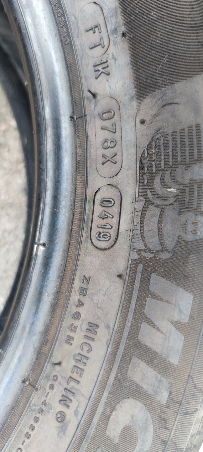 opony lato 195x55x16 MICHELIN 2szt 300zł 2019r
