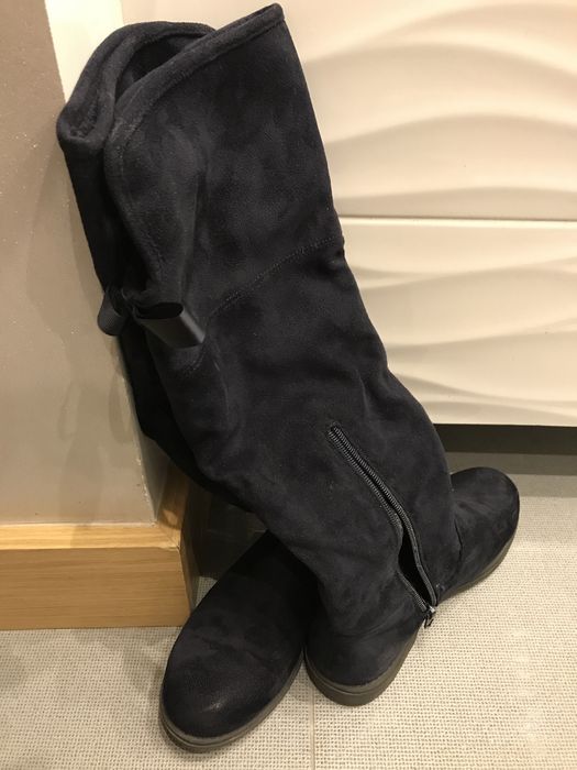 Piękne kozaki jesienne dziewczęce dla dziewczynki 36