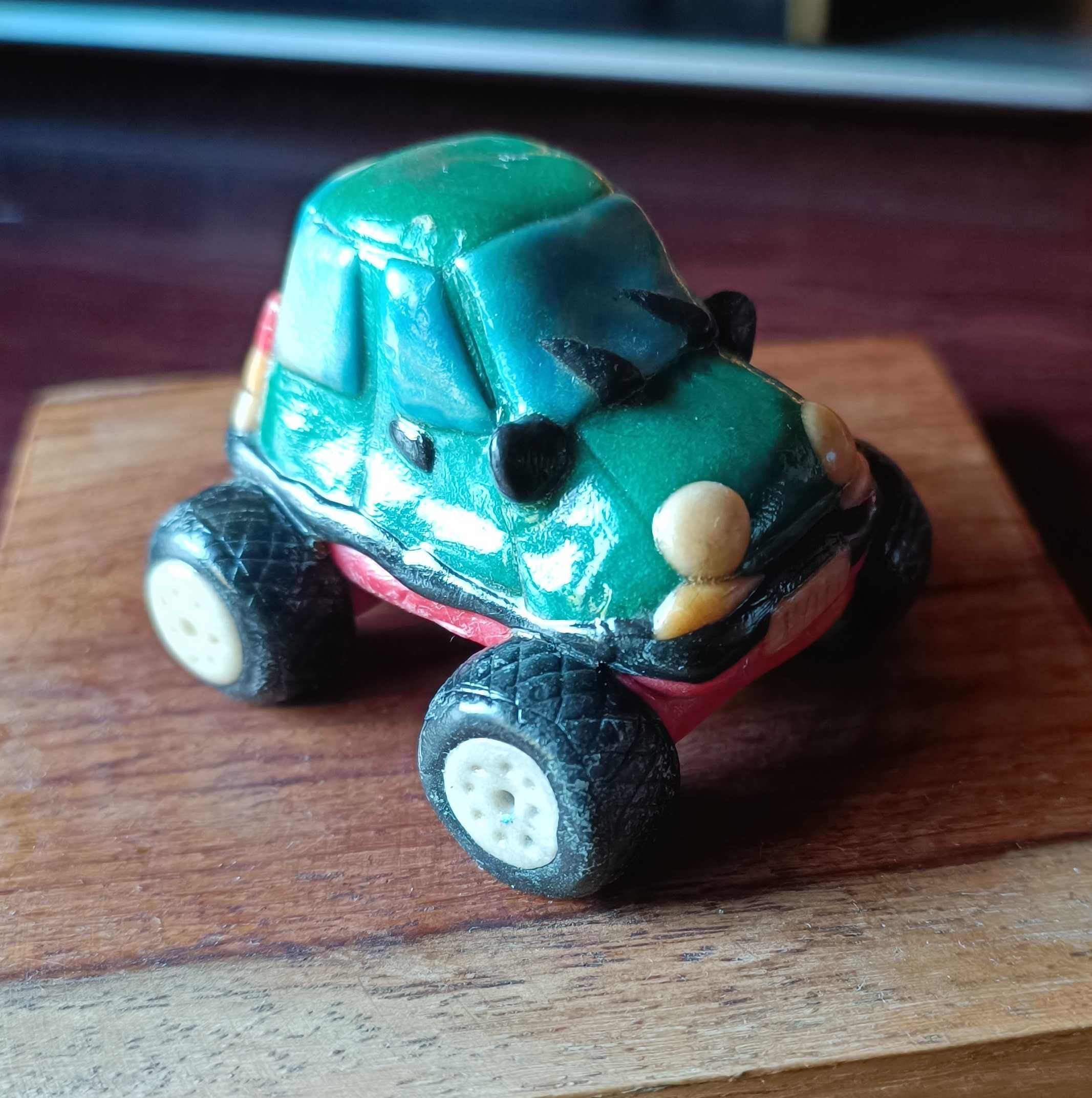 Autko samochodzik z modeliny zielony Daewoo Matiz