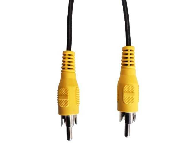 Kabel audio RCA-RCA Cinch - Cinch żółty, czarny 120 cm