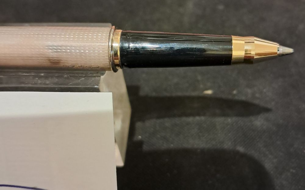 Canetas de Aparo e Roller em Prata 925, Contrastadas.