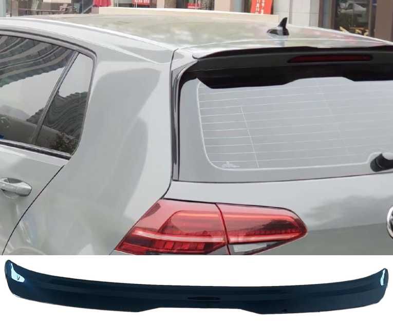 Spoiler lotka dokładka VW GOLF 7 7.5 CZARNY POŁYSK