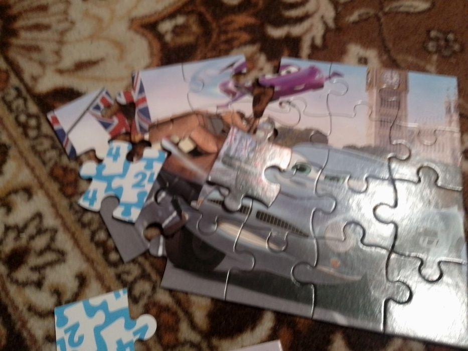 Продам крупні пазли! Машини. Не картон, Крутезна якість