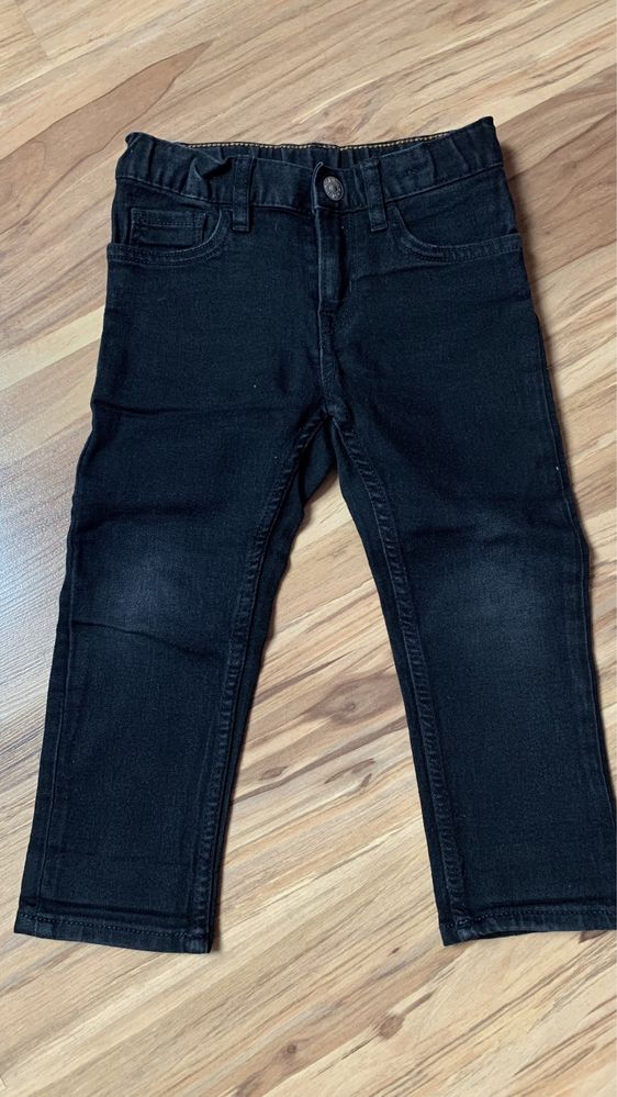 Jeansowe czarne spodnie