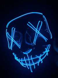 Máscara Carnaval/Halloween LED nova