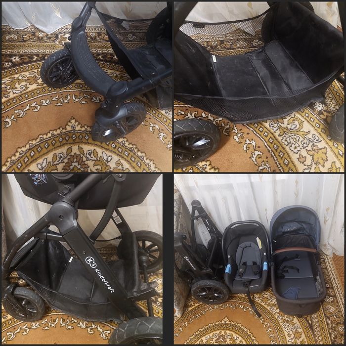 Коляска 3в1:люлька, прогулянкова, автокрісло