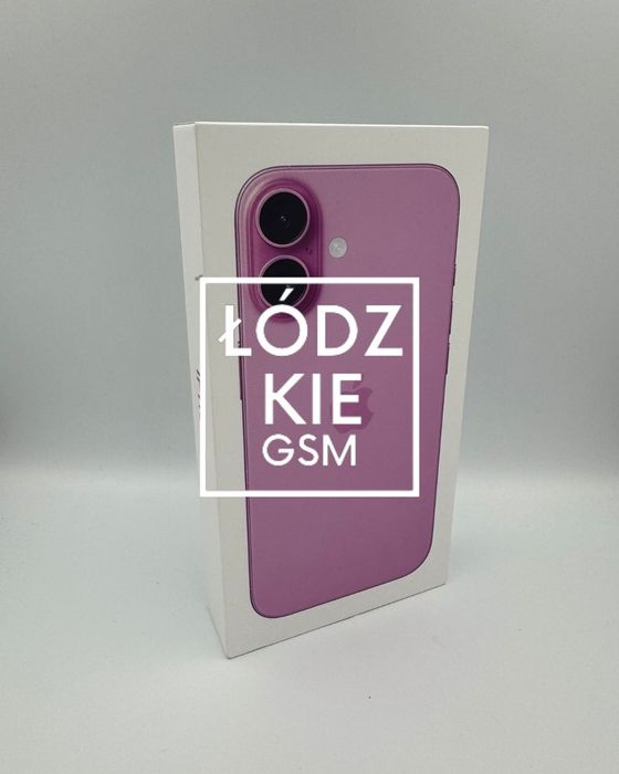 iPhone 16 128GB PINK NOWY 2999zł Łódzkie GSM Rzgowska 16