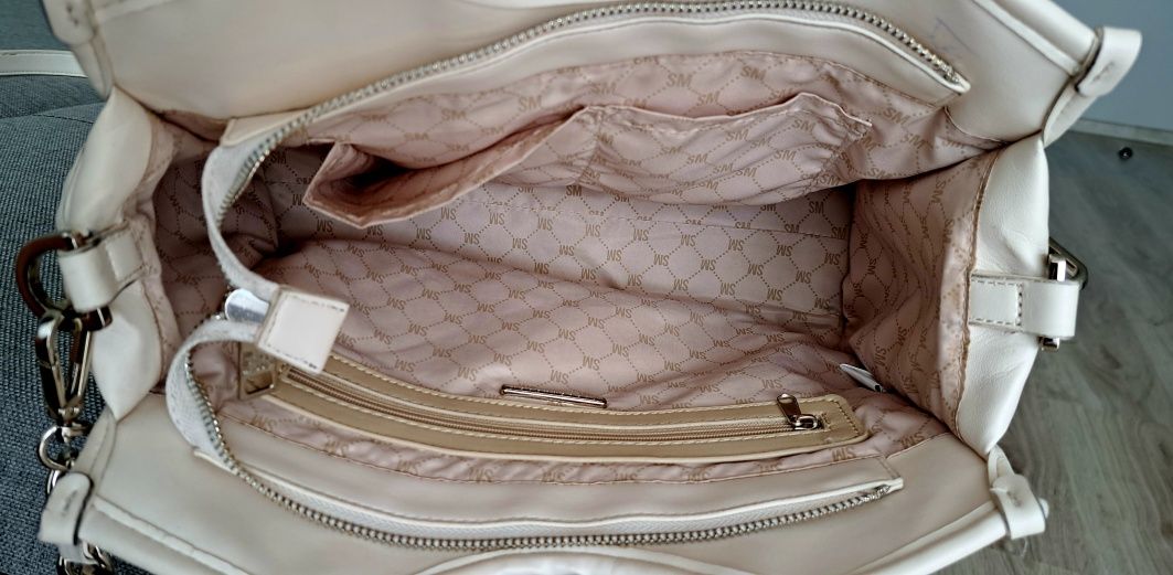 Steve Madden Vainilla B Pikowana Torba z Odpinanym Paskiem