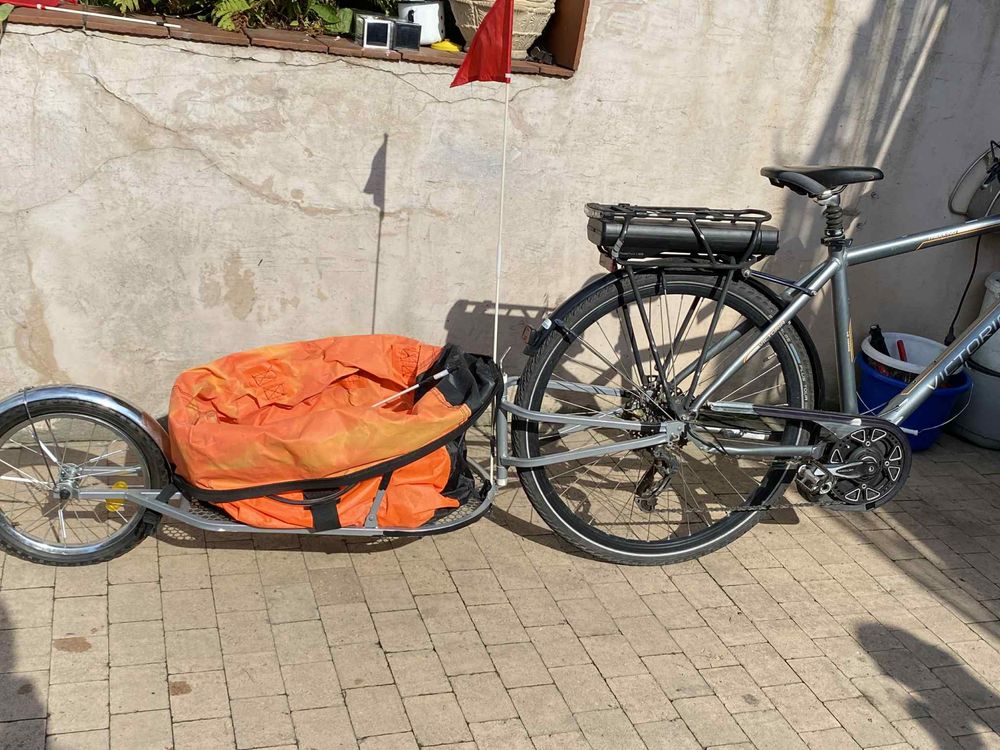 Przyczepka rowerowa, bagażowa.