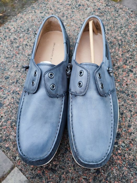 John Varvatos мокасины топсайдеры р.46. Б/у 1 раз.