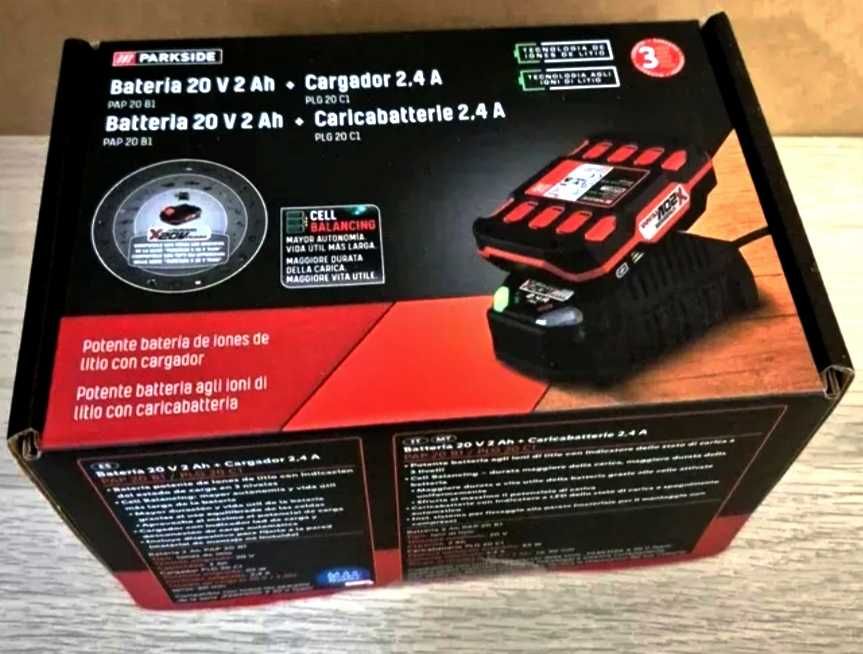 Pack Bateria 20v 2.0Ah + Carregador * NOVOS *
