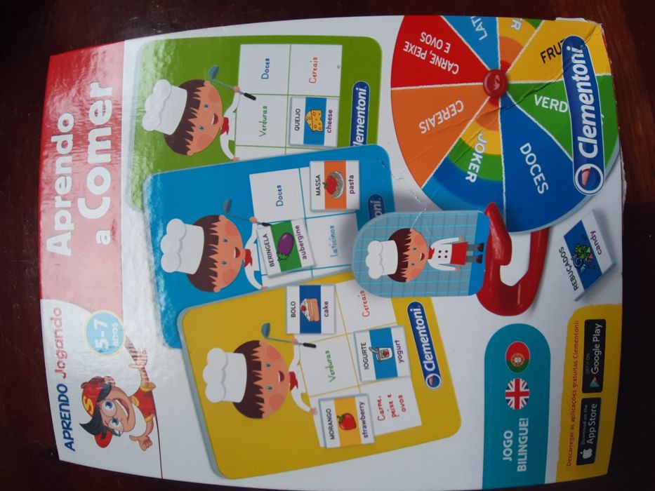 Jogo "Aprendo a comer"