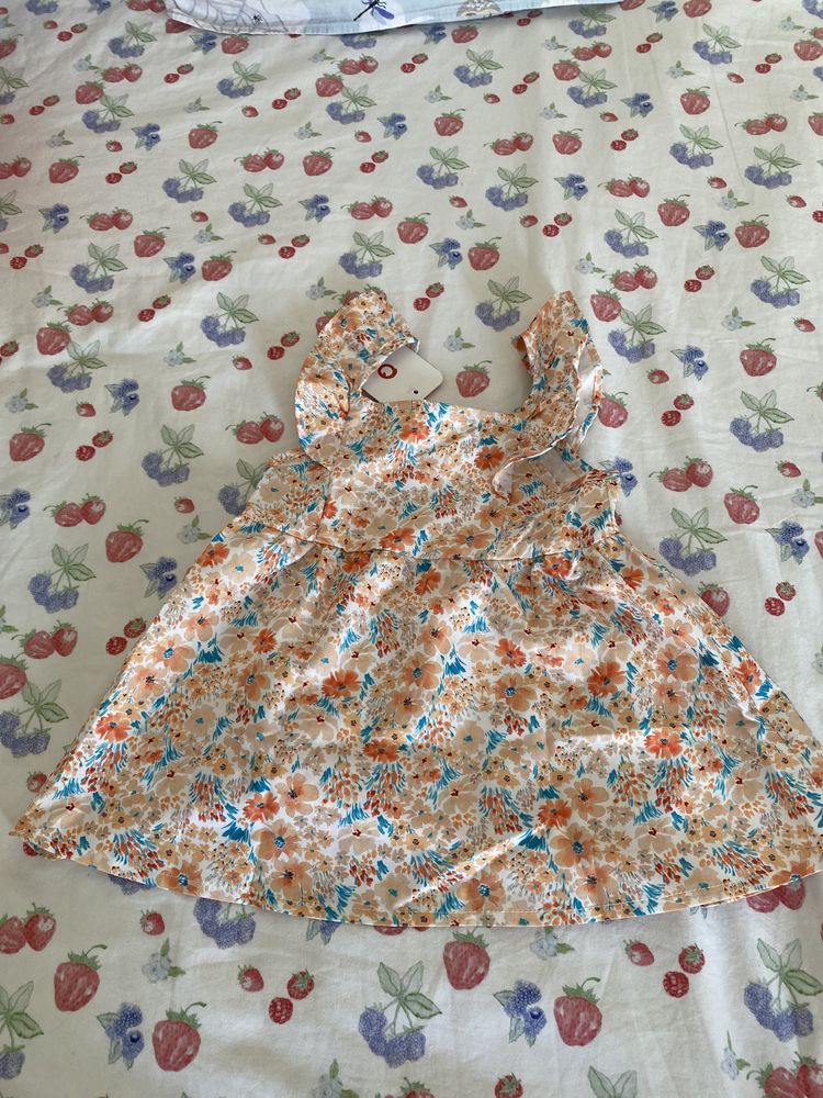 Vestido fresco de verão 6/9 meses