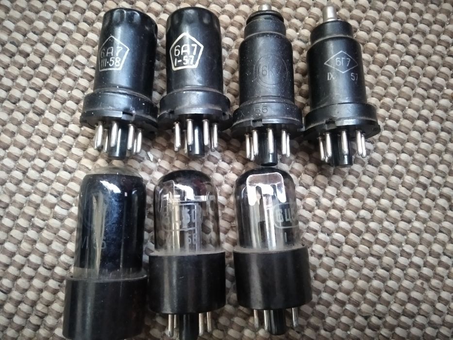 6п6с 6ц5с 6а7 6г7  6к7 лампа ссср