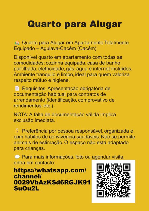 Quartos para Arrendamento Mensal - Cacém