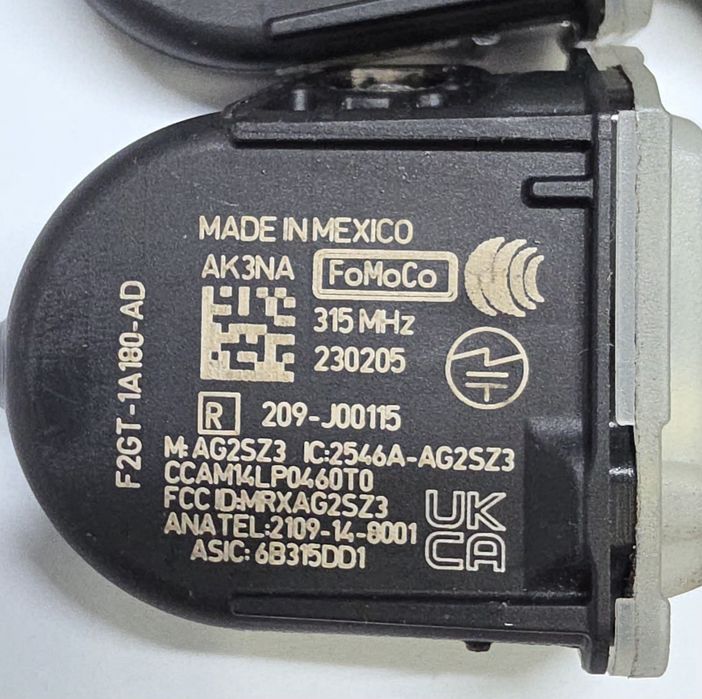 Sensor de monitor de pressão dos pneus tpms Ford F2GT-1A180-AD