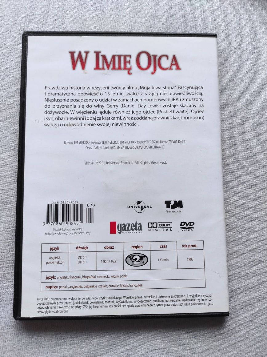 W imię ojca Kino na weekend Daniel Day-Lewis Emma Thompson