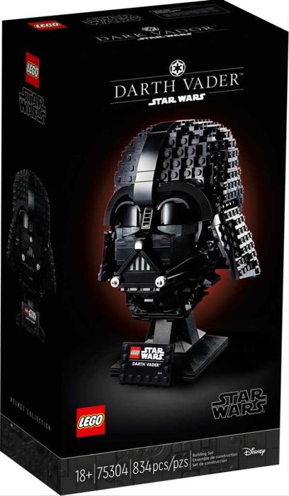 NOWY ORYGINALNY HEŁM LEGO Star Wars 75304 Hełm Dartha Vadera