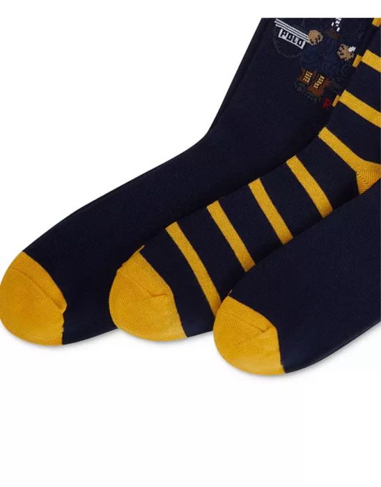 Шкарпетки чоловічі з ведмедиком носки с мишкой Ralph Lauren