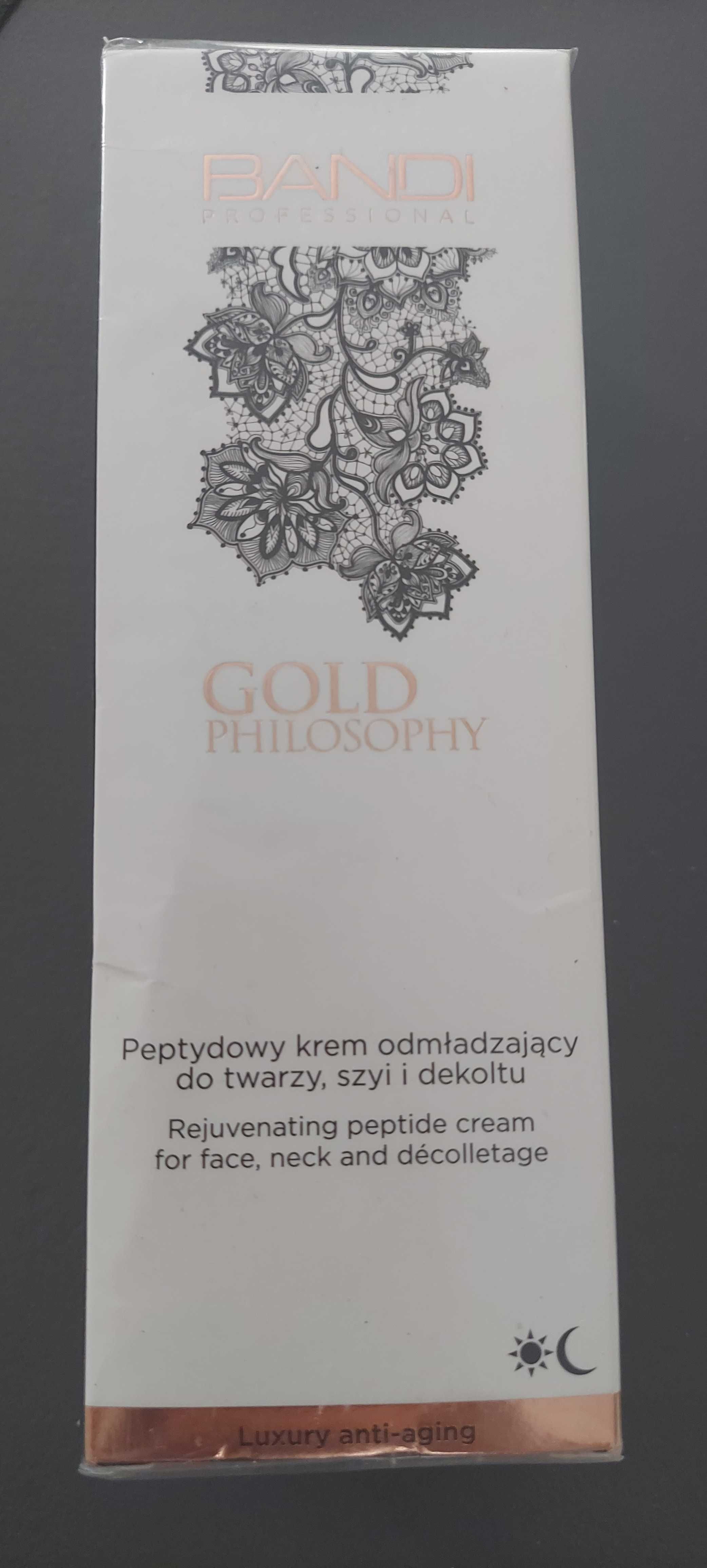 Bandi gold philosophy nowy peptydowy krem odmładzający folia 50ml