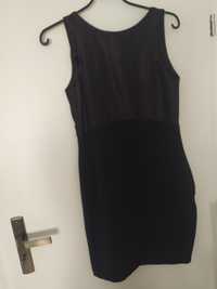 Suknia czarna krótka wizytowa H&M