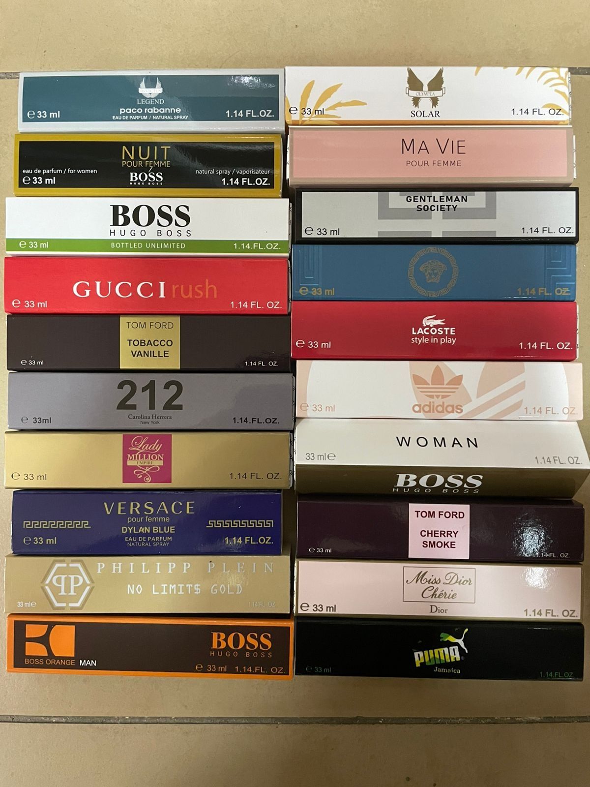 Perfumy 33 ml Duży Asortyment