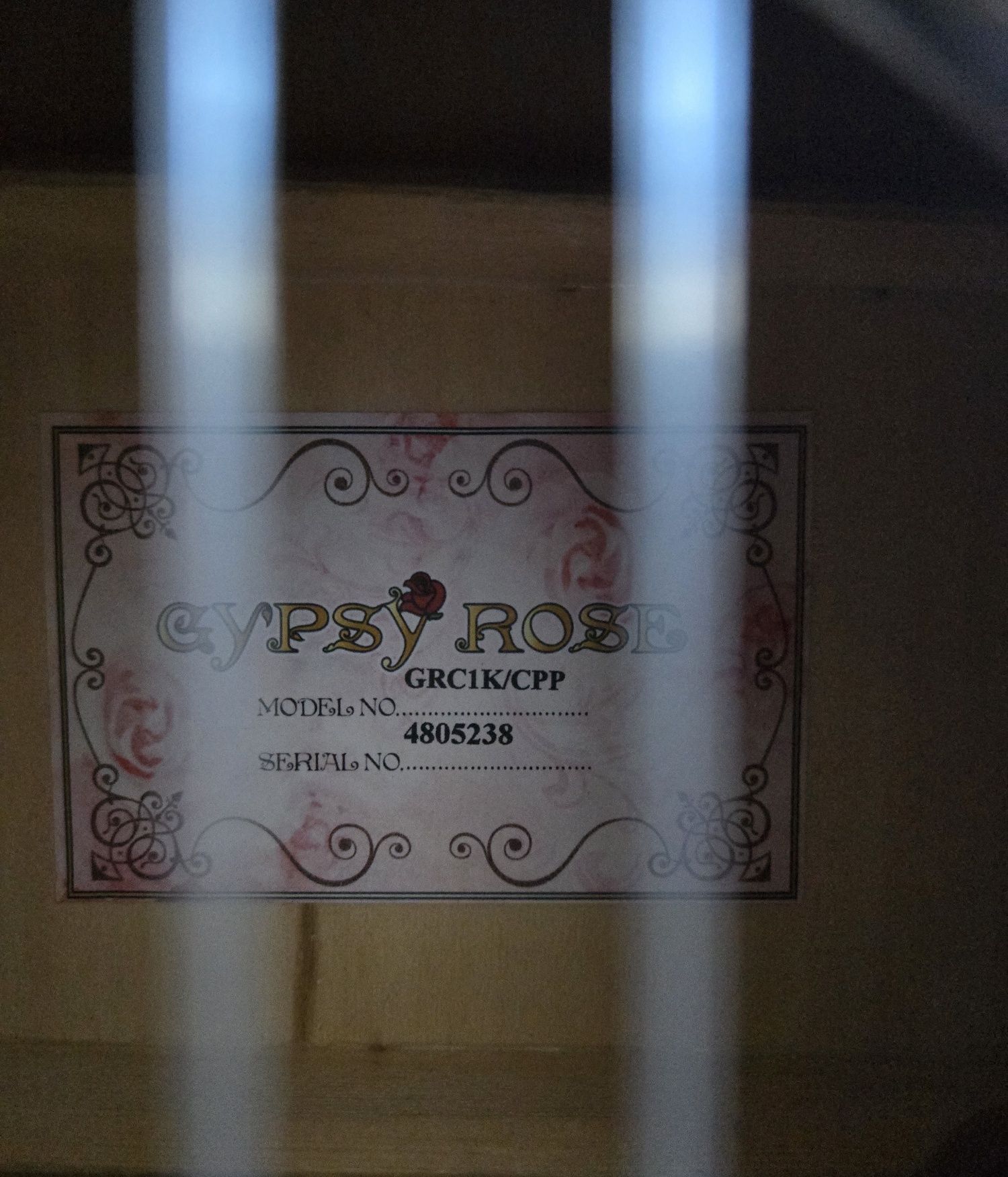 Gitara Gypsy Rose GRC1K/CPP 3/4 + stojak i nowy komplet strun GRATIS –