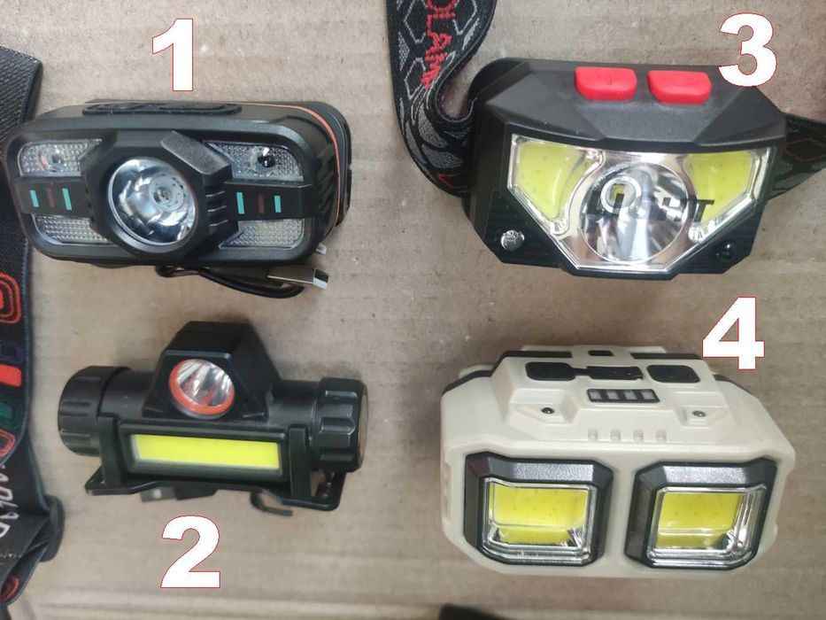 Фонарь Ліхтар налобный LED COB  с обычным и сенсорным управлением