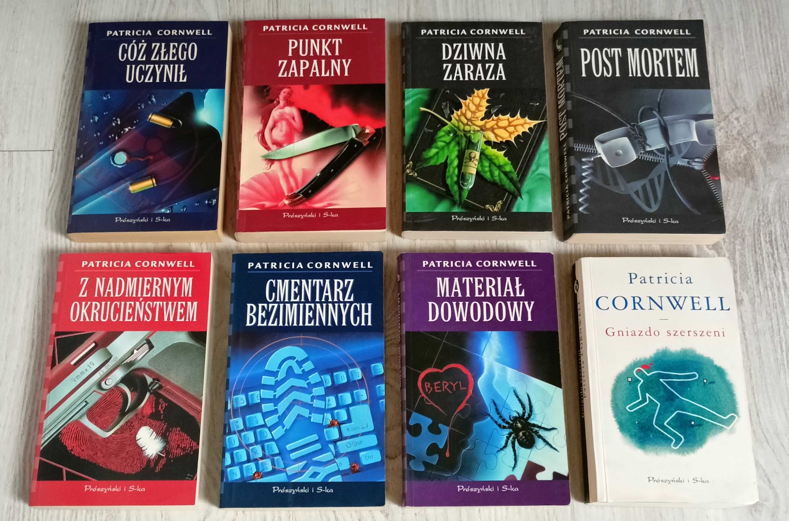 8x Cornwell Post Mortem Cmentarz Punkt zapalny Z nadmiernym Gniazdo