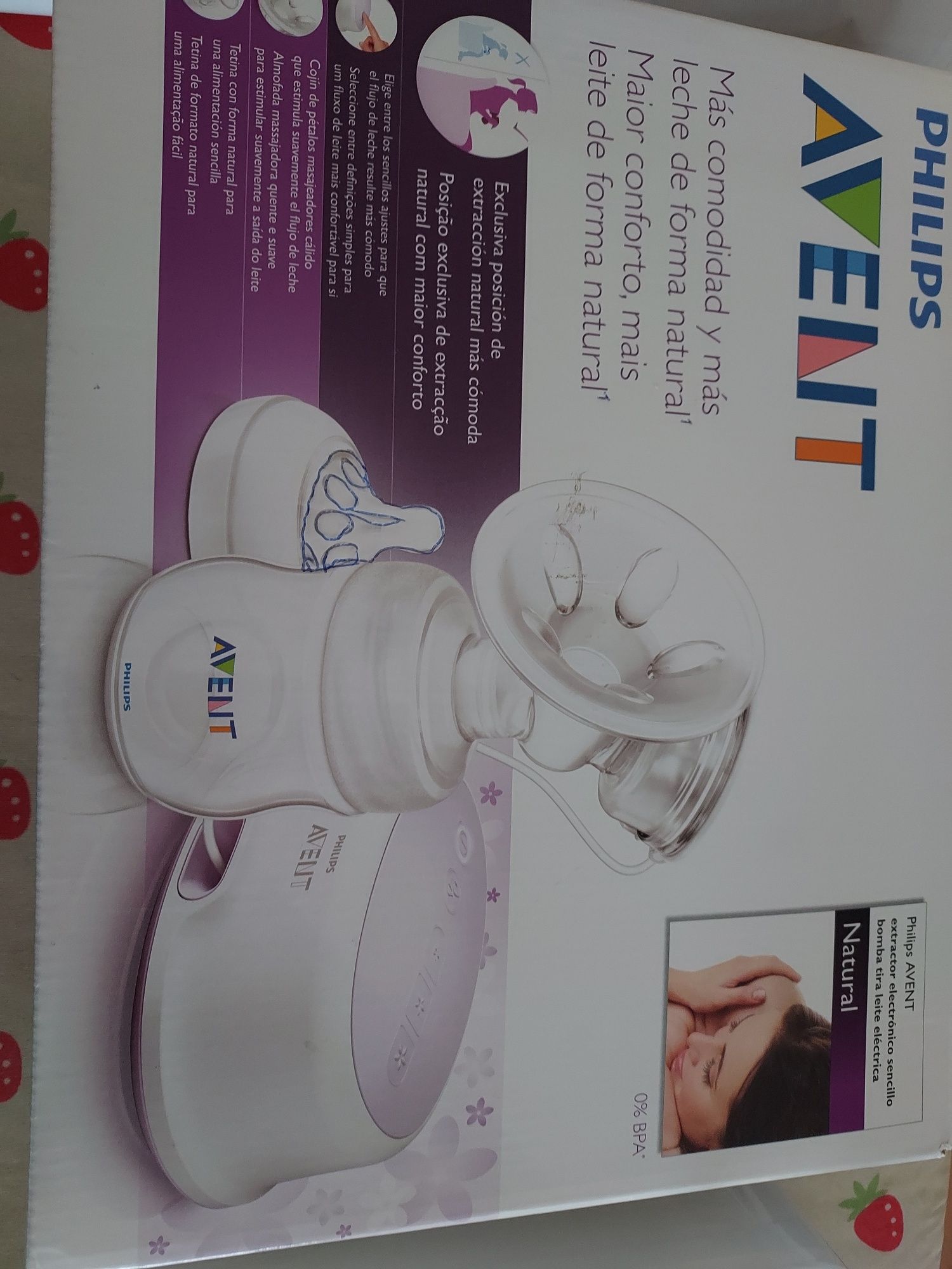 Máquina de extrair leite materno PHILIPS Avent