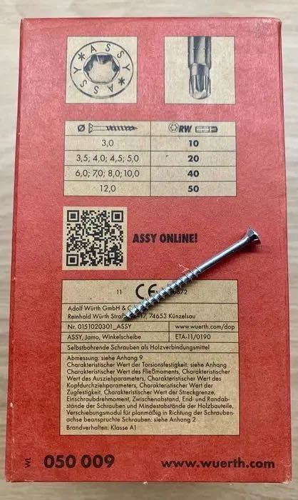 WURTH Wkręt uniwersalny 3,5x50-500 szt