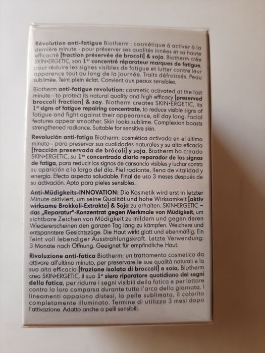 Concentrado Anti-fadiga Biotherm