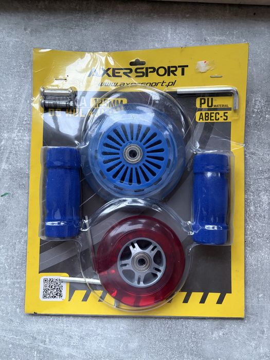 Zapasowe kolka do hulajnogi oraz gripy i imbusy