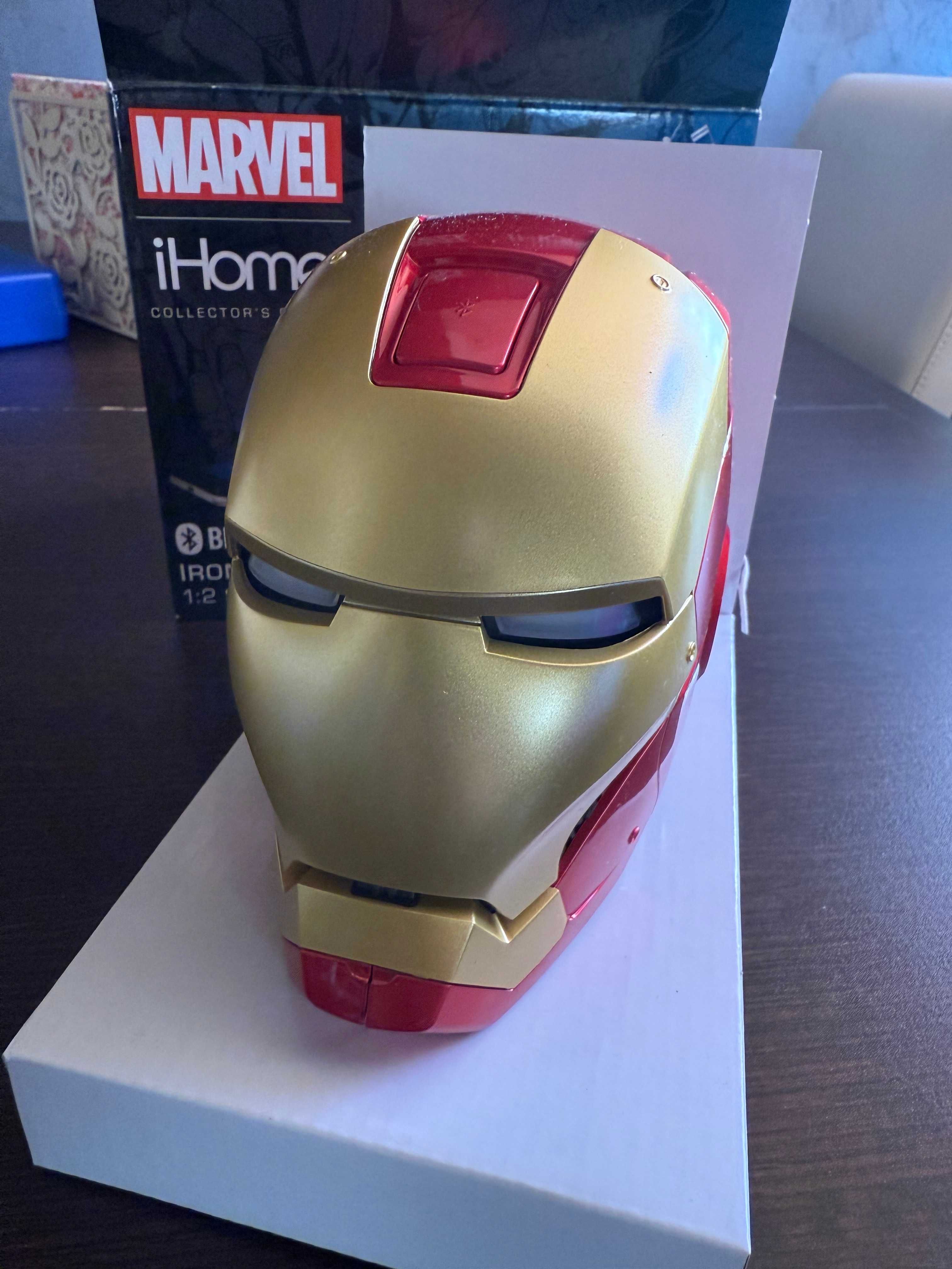 iHome przenośny głośnik Bluetooth w kształcie głowy Iron Mana