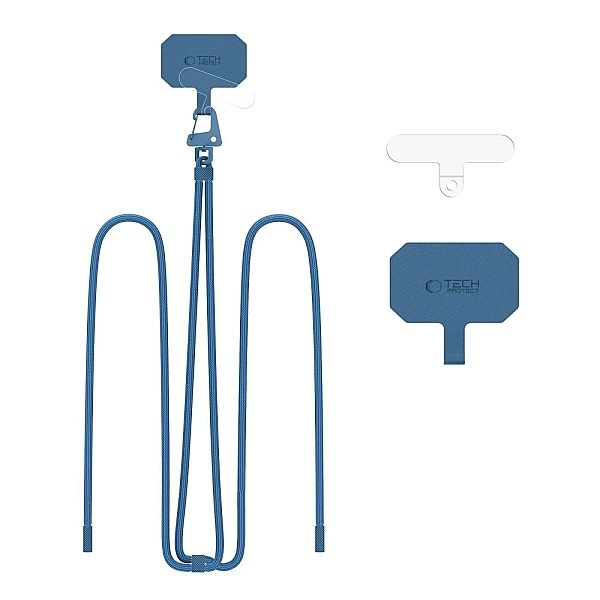 Tech-Protect C5S Rope Crossbody Strap Navy Blue