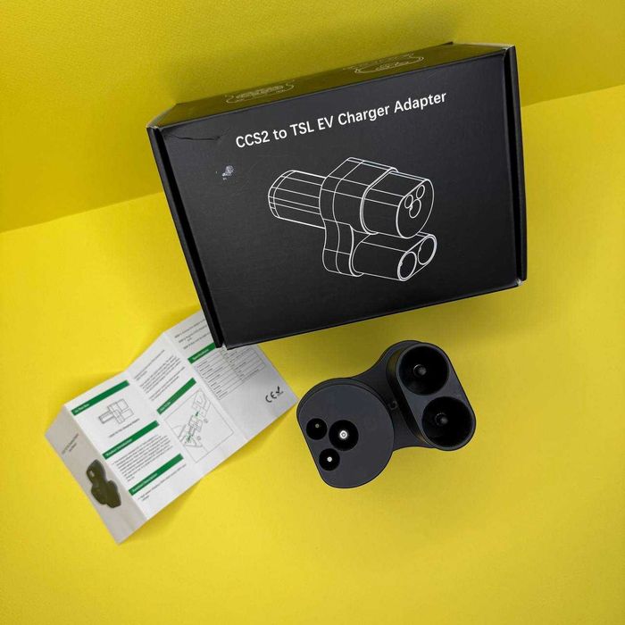 Адаптер для зарядки Tesla CCS2 to TSL EV Charger Adapter переходнік