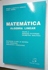 Álgebra Linear Vol 2, de Manuel Alberto M. Ferreira - NOVO