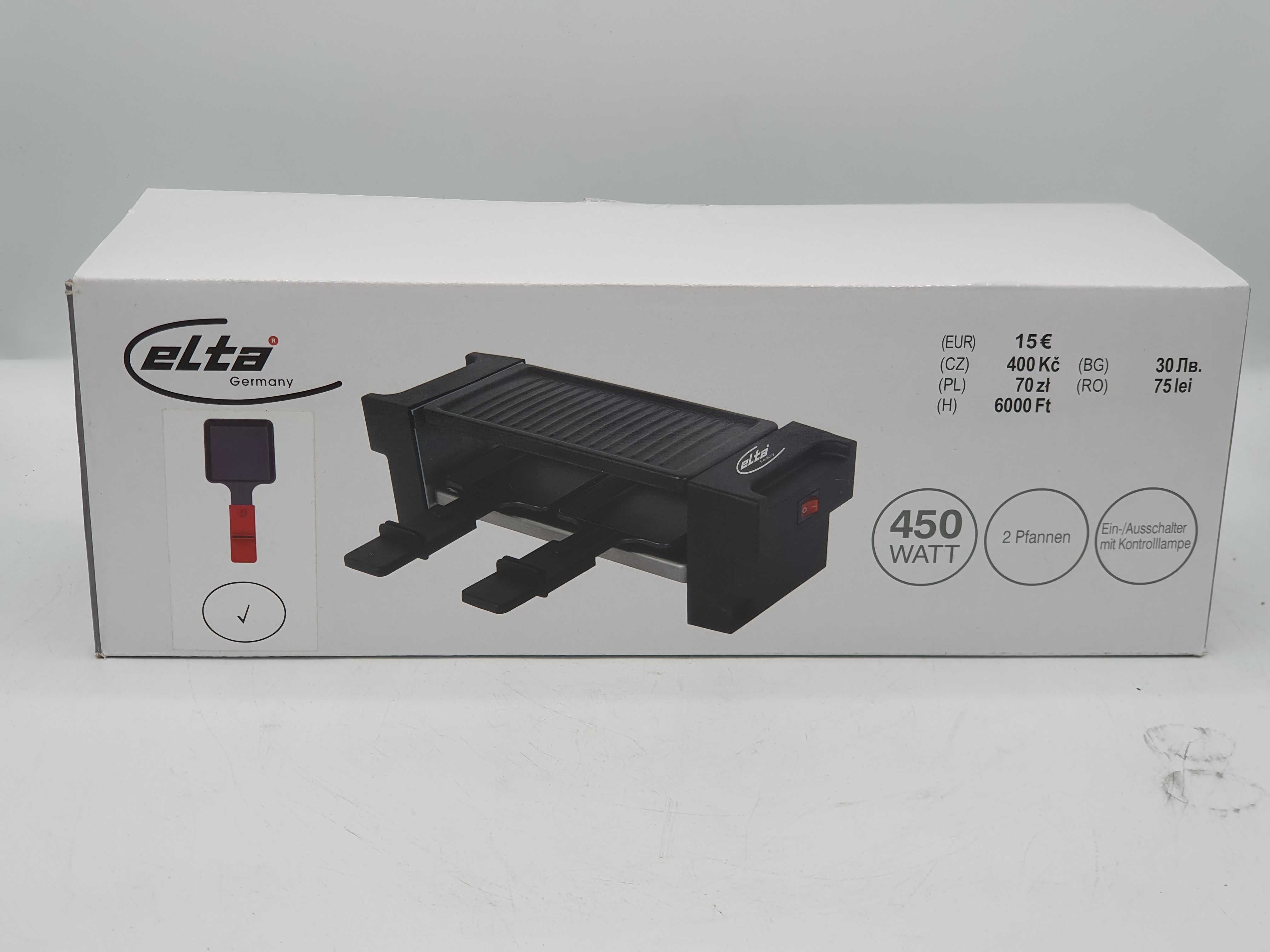 Mini Grill Stołowy Elektryczny Elta 450 W