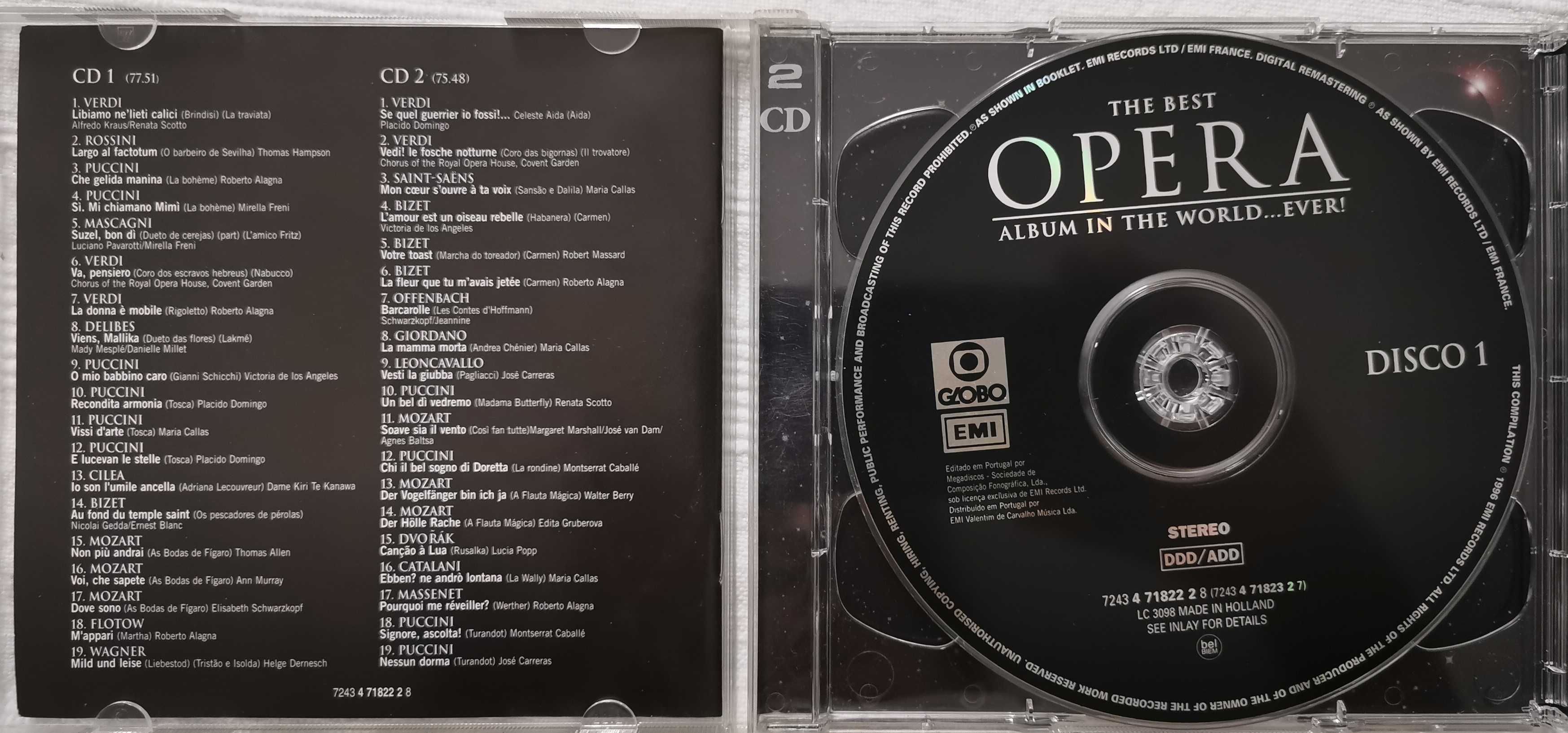 CD Duplo -  The Best OPERA Album in the World... Ever!