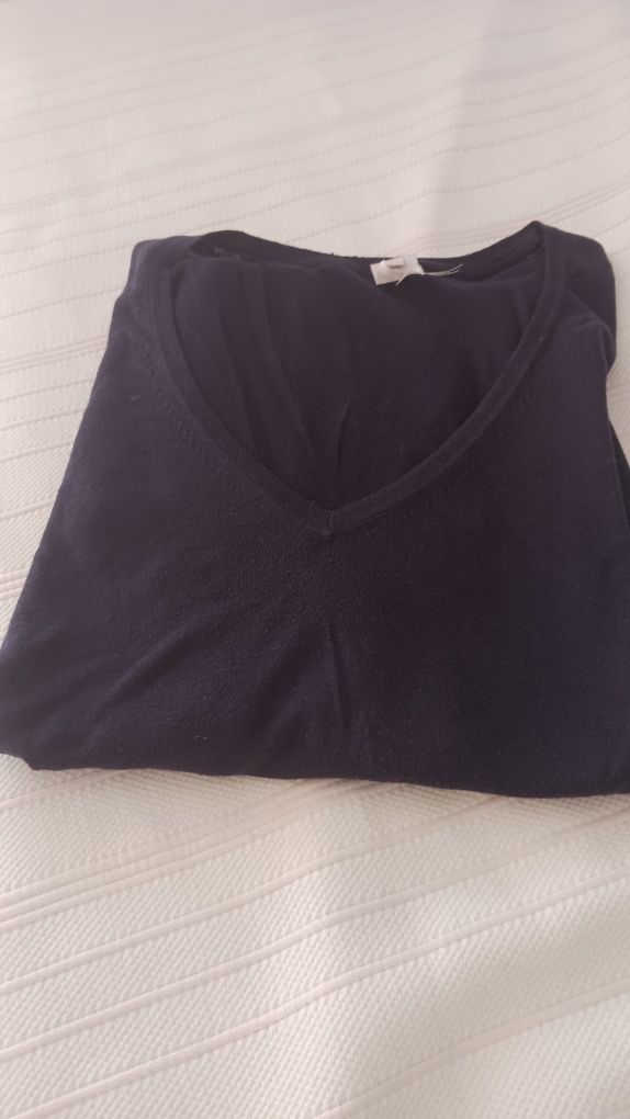 Pullover azul marinho feminino