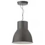 Lampa wisząca szara 47cm IKEA HEKTAR