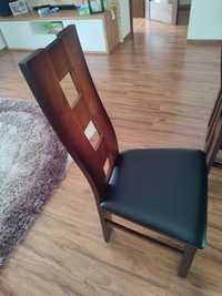Stół rozkładany  z krzesłami