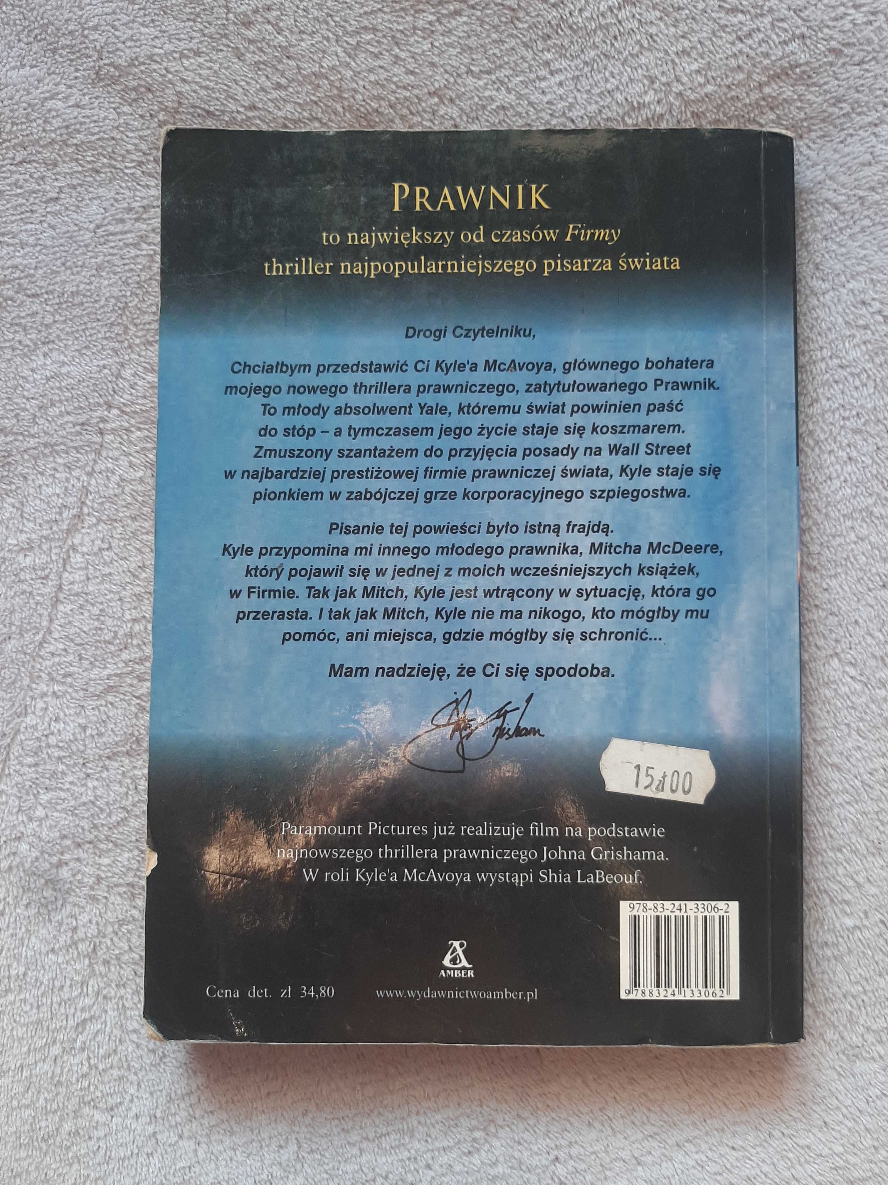 Książka Prawnik John Grisham