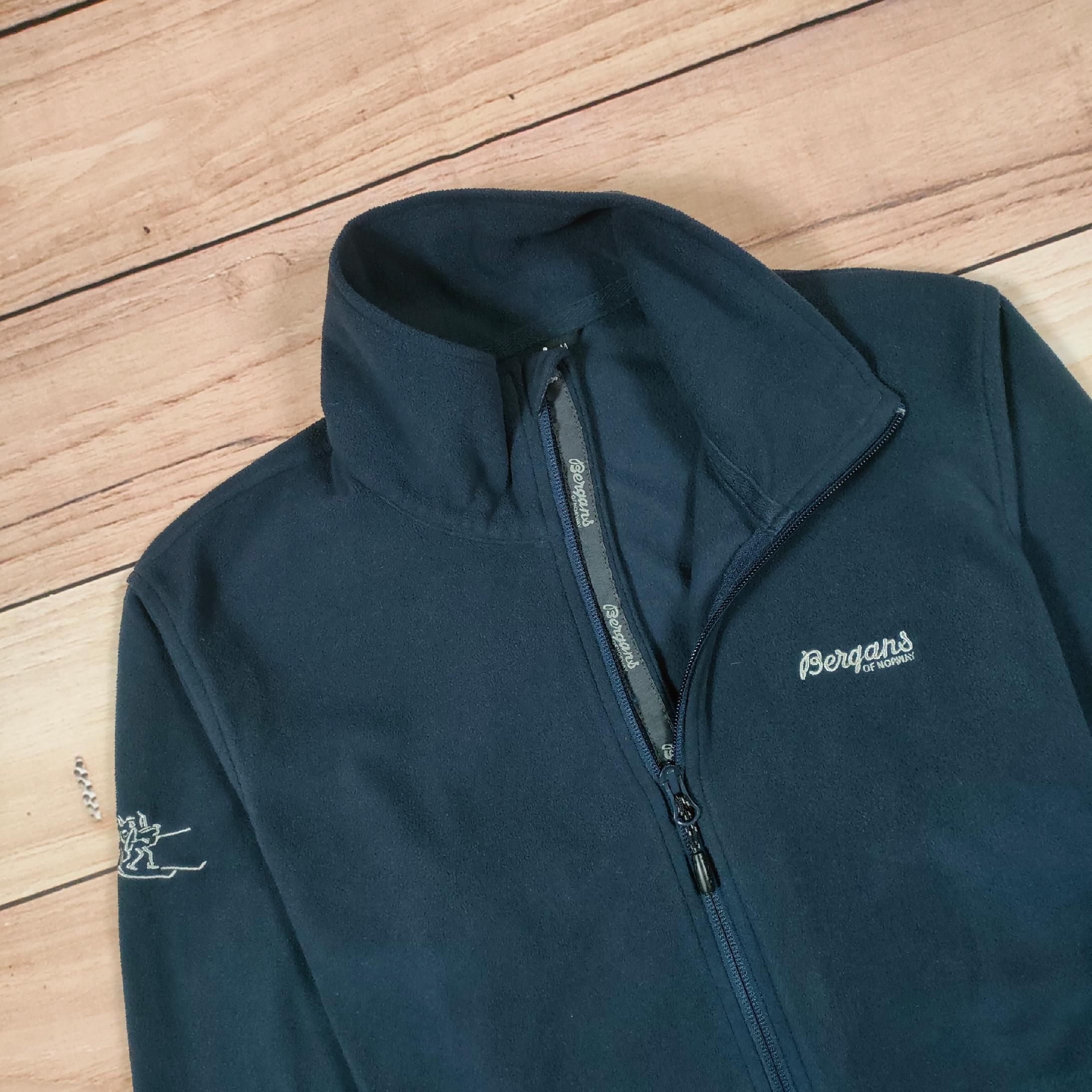 BERGANS Of Norway Park City Polar Zip Męski Logo r. M