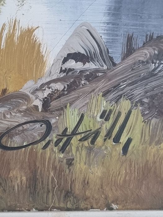 Obraz olejny/krajobraz górski